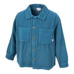 Cozmo Camicia tinta unita A Costine Petrolio per Bambino DAKARK247W5 PETROLIO COZMO 