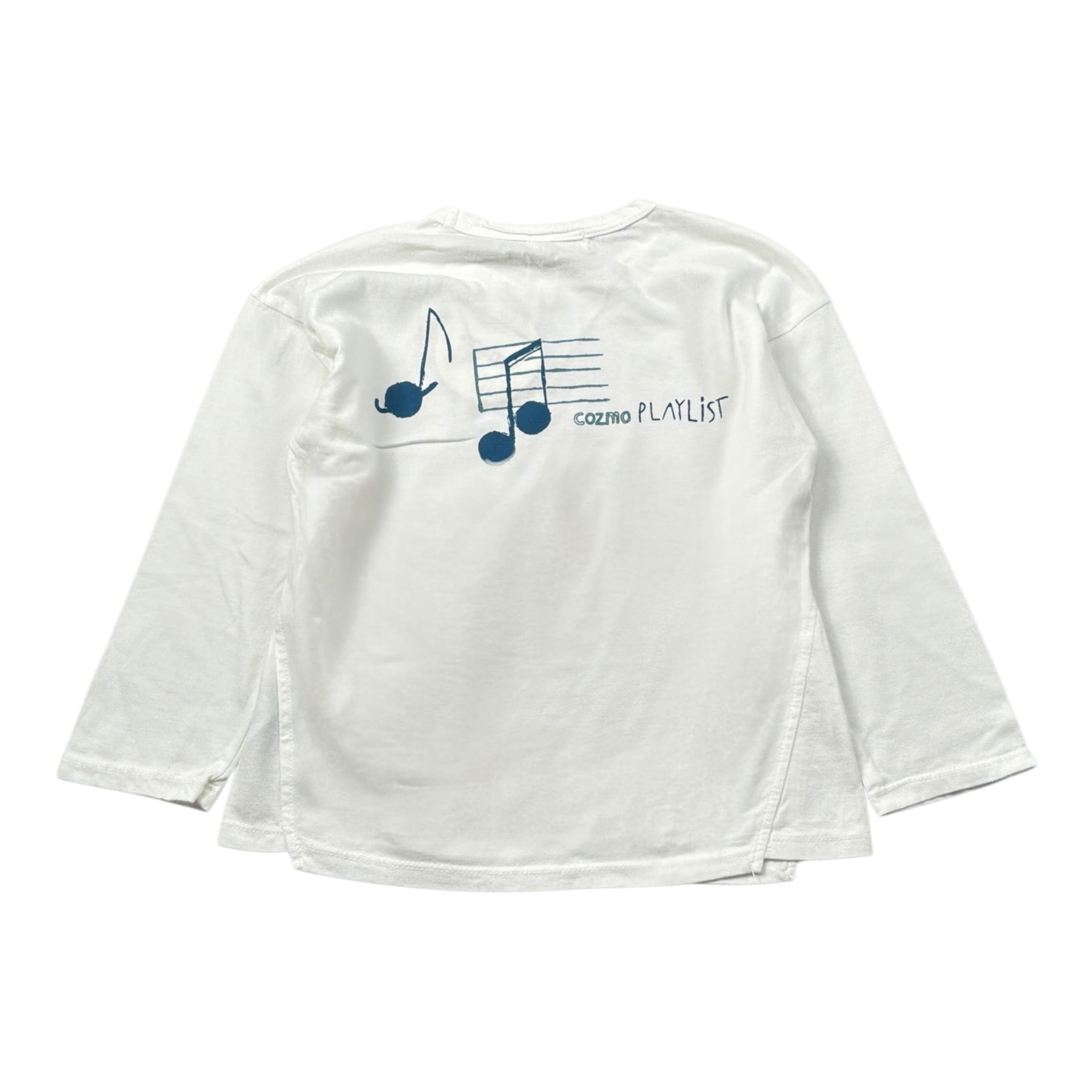 Cozmo Shirt tinta unita con Stampa Bianco per Bambino JOELK244W5 BIANCO COZMO 
