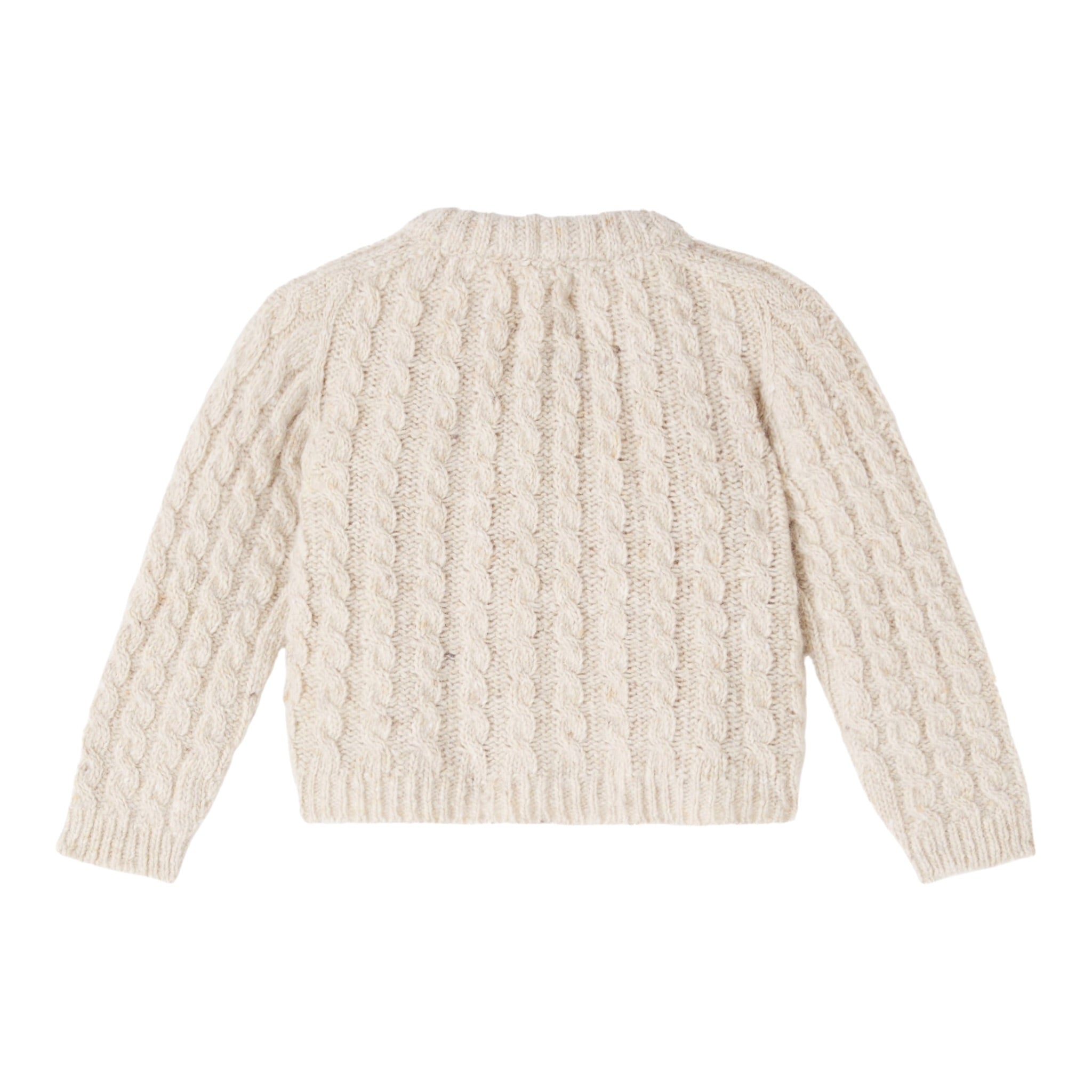 Cozmo Cardigan tinta unita con Fiocchi Beige per Neonata MARTINIQUE228W5 BEIGE COZMO 