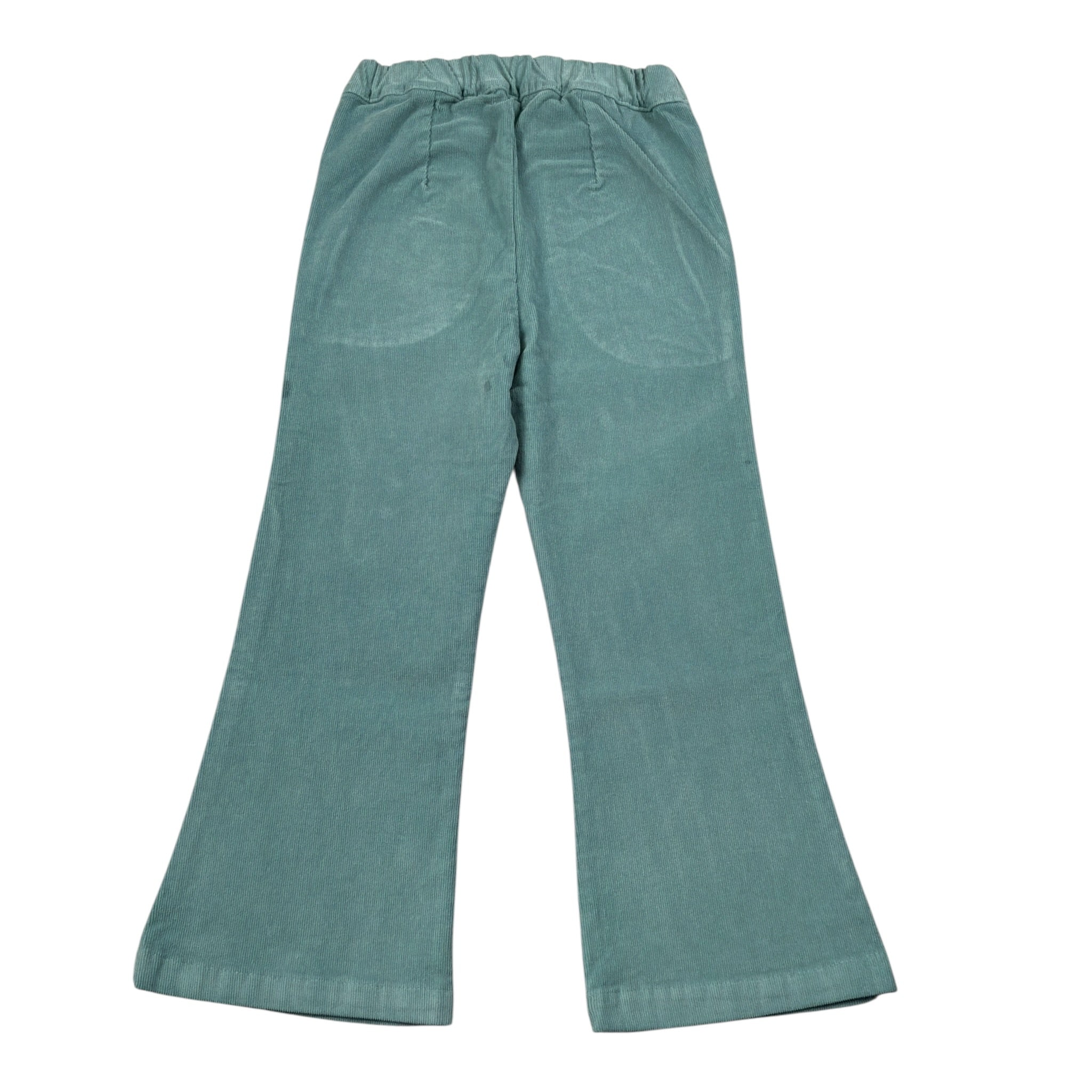 Cozmo Pantalone tinta unita Modello Zampa Verde Acqua per Bambina NIZAK250W5 VERDE ACQUA COZMO 