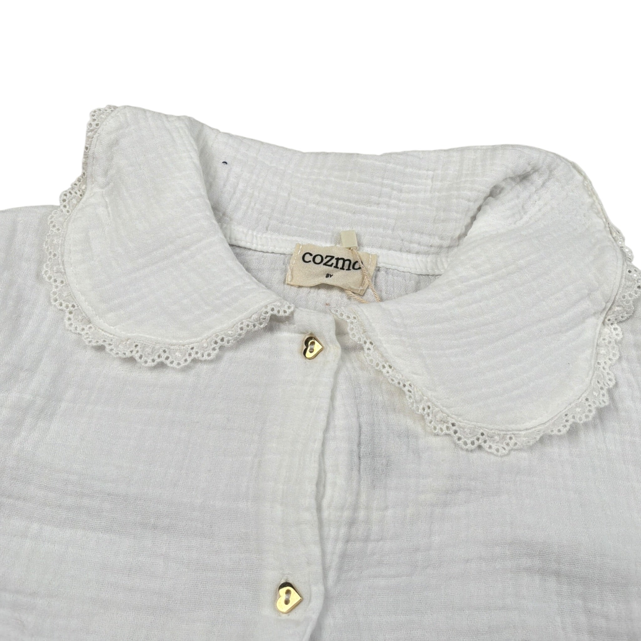 Cozmo Camicia Manica Lunga tinta unita Bianco per Bambina PRAGA254W5J BIANCO COZMO 