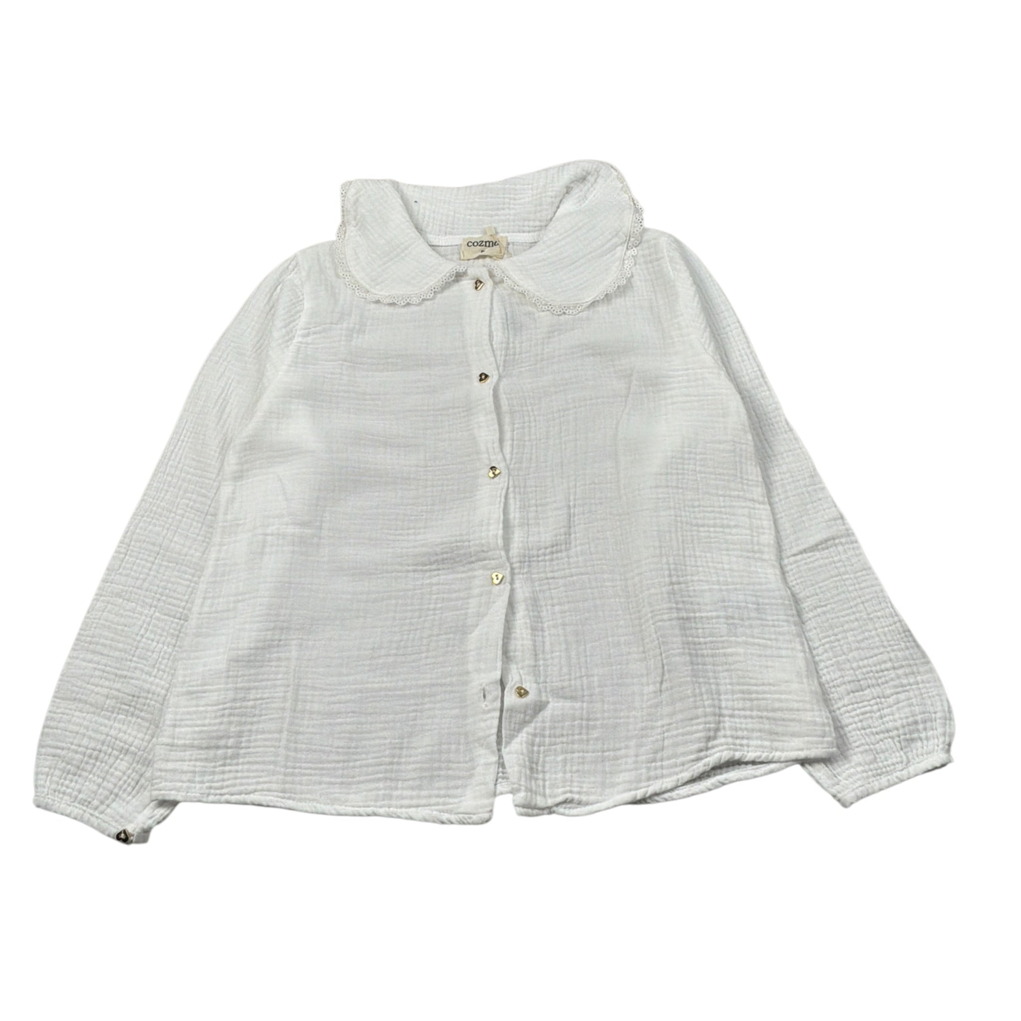 Cozmo Camicia Manica Lunga tinta unita Bianco per Bambina PRAGA254W5J BIANCO COZMO 