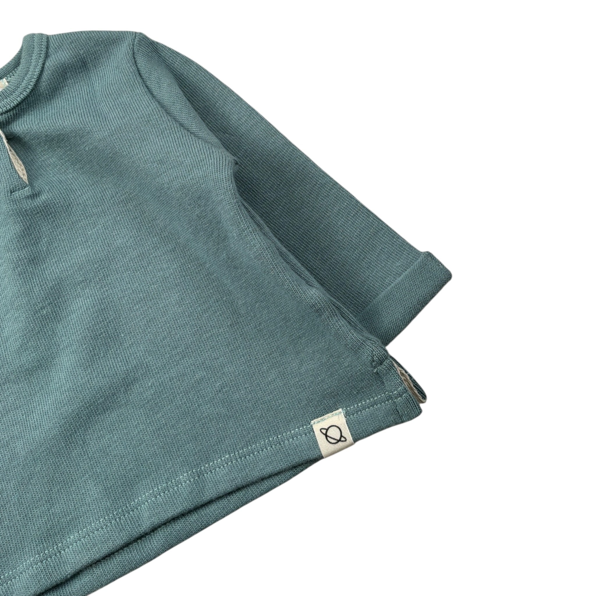 Cozmo Maglia tinta unita con Bottoni Verde per Neonato REMO237W5 VERDE COZMO 
