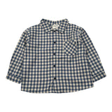 Cozmo Camicia Bicolore con Fantasia A Quadri Blu/Panna per Neonato SAMUEL233W5 BLU/PANNA COZMO 