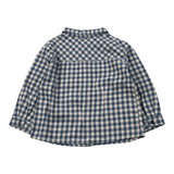 Cozmo Camicia Bicolore con Fantasia A Quadri Blu/Panna per Neonato SAMUEL233W5 BLU/PANNA COZMO 