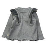 Cozmo Maglia tinta unita con Rouches Grigio per Neonata VILNA239W5 GRIGIO COZMO 