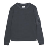 C.P. Company Maglia tinta unita Girocollo Grigio per Bambino CMW009 GRIGIO C.P. COMPANY 