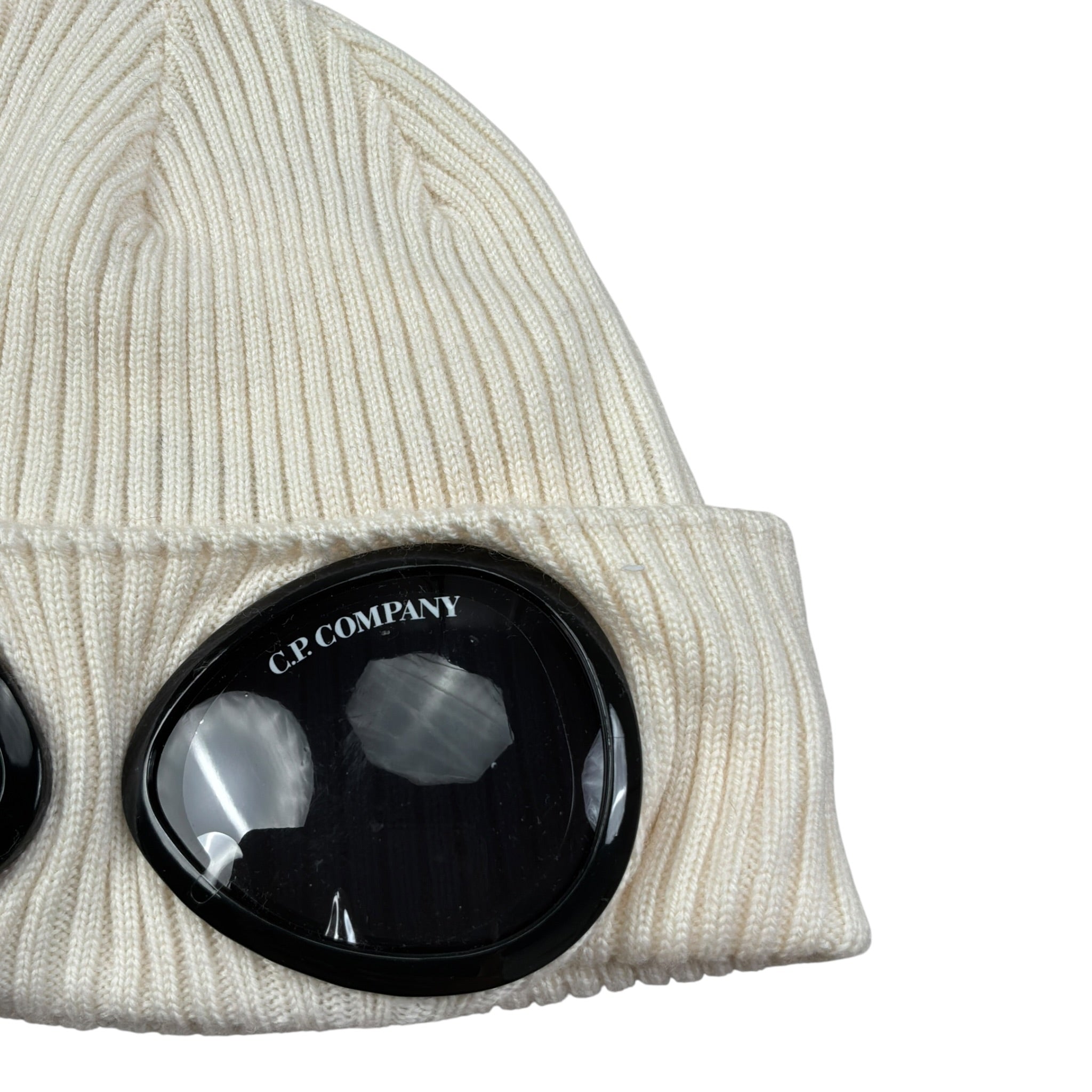 C.P. Company Cappello tinta unita Panna per Bambino CMX007X PANNA C.P. COMPANY 