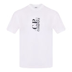 C.P. Company T-Shirt Girocollo tinta unita con Stampa Bianco per Bambino CNM00L BIANCO C.P. COMPANY 