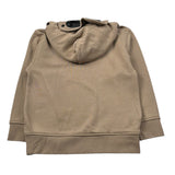 C.P. Company Felpa Chiusa con Cappuccio tinta unita con Logo Beige per Bambino CUF01B BEIGE C.P. COMPANY 