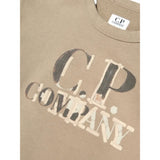 C.P. Company Completo 2 Pezzi Felpa-Pantalone tinta unita Beige per Bambino CUK008 BEIGE C.P. COMPANY 