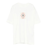 C.P. Company T-Shirt Girocollo tinta unita con Stampa Bianco per Bambino CUM00Q BIANCO C.P. COMPANY 