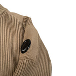 C.P. Company Maglia tinta unita con Zip Beige per Bambino CUW00G BEIGE C.P. COMPANY 