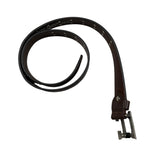 Daniele Alessandrini Cintura tinta unita con Borchie Marrone per Bambino 1231BELT1189 MARRONE DANIELE ALESSANDRINI 