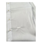 Daniele Alessandrini Camicia Manica Lunga Tinta Unit con Logo Bianco per Bambino 1231C1364 BIANCO DANIELE ALESSANDRINI 