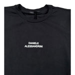 Daniele Alessandrini Shirt Girocollo tinta unita con Logo Nero per Bambino 1231M1441 NERO DANIELE ALESSANDRINI 