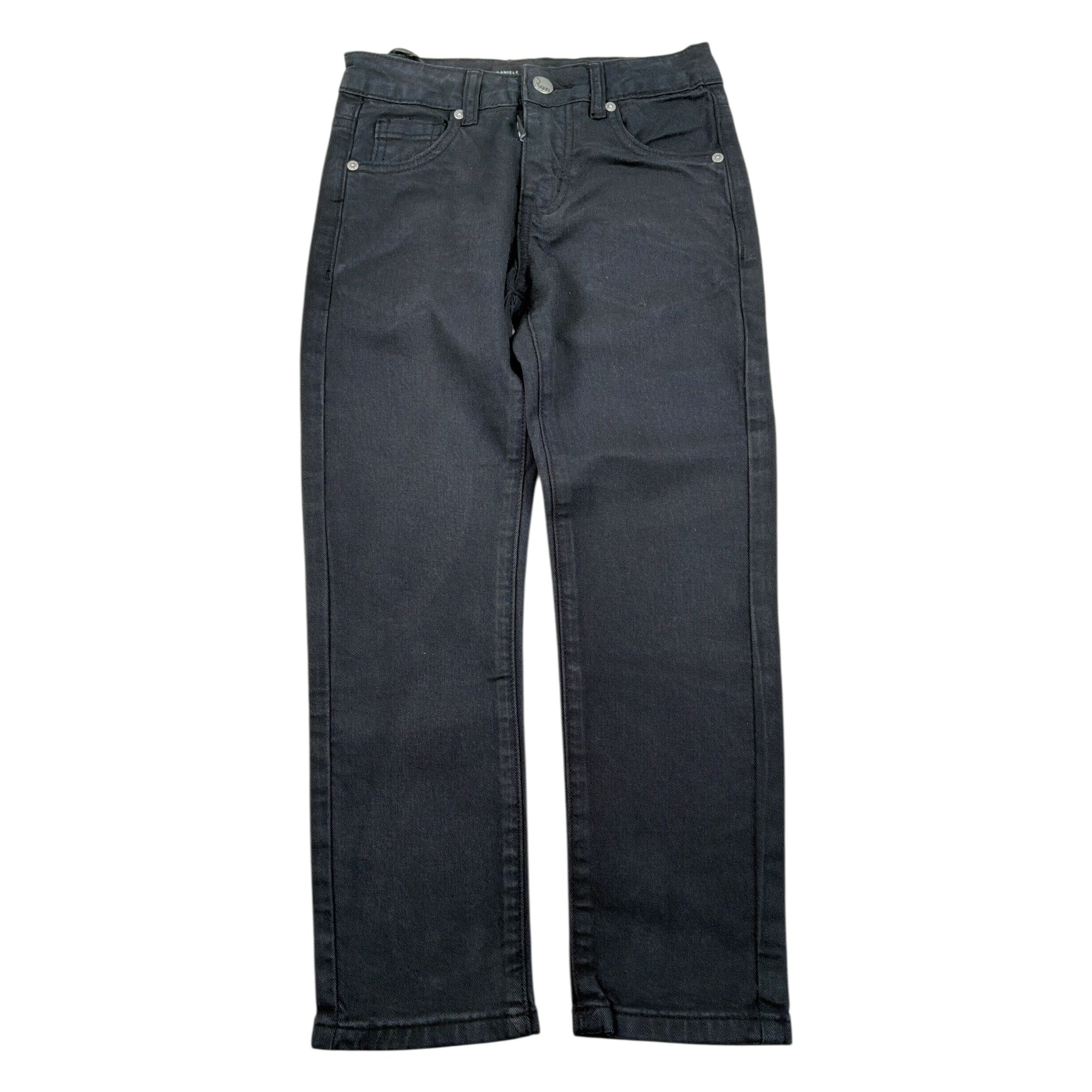 Daniele Alessandrini Pantalone tinta unita con Girovita Regolabile Nero per Bambino 1231P00184 NERO DANIELE ALESSANDRINI 