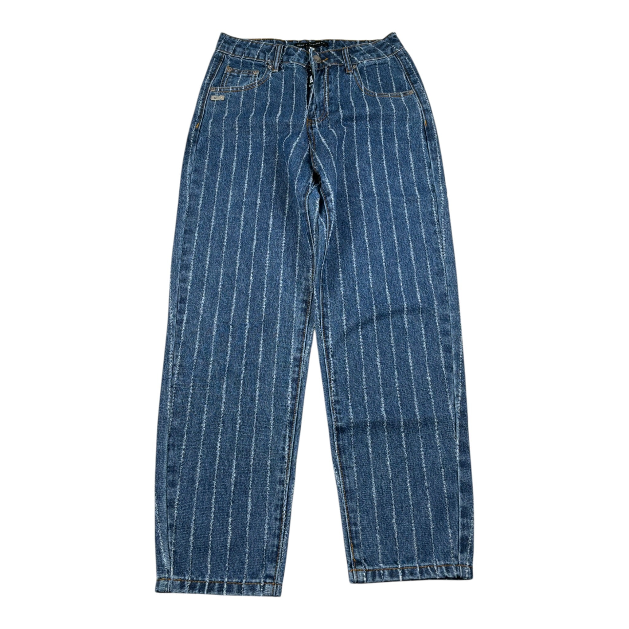 Daniele Alessandrini Jeans tinta unita con Girovita Regolabile Blu per Bambino 1231PD00189X BLU DANIELE ALESSANDRINI 