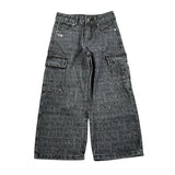 Daniele Alessandrini Jeans tinta unita Logato Grigio per Bambino 1231PDZ00195 GRIGIO DANIELE ALESSANDRINI 