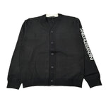 Daniele Alessandrini Cardigan tinta unita con Logo Nero per Bambino 1231W00206 NERO DANIELE ALESSANDRINI 