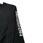 Daniele Alessandrini Cardigan tinta unita con Logo Nero per Neonato 1231W00206N NERO DANIELE ALESSANDRINI 