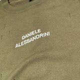 Daniele Alessandrini Maglia tinta unita con Stampa Verde per Bambino 1231W00248 VERDE DANIELE ALESSANDRINI 