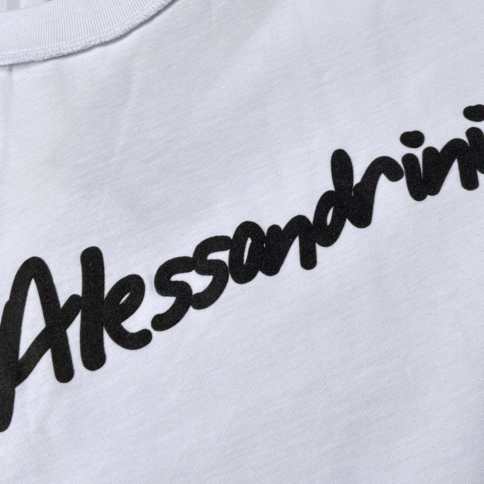 Daniele Alessandrini T-Shirt tinta unita con Stampa Bianco per Bambino 1232MZ00224 BIANCO DANIELE ALESSANDRINI 