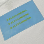 Daniele Alessandrini T-Shirt tinta unita con Stampa Bianco per Bambino 1232MZZ00179 BIANCO DANIELE ALESSANDRINI 