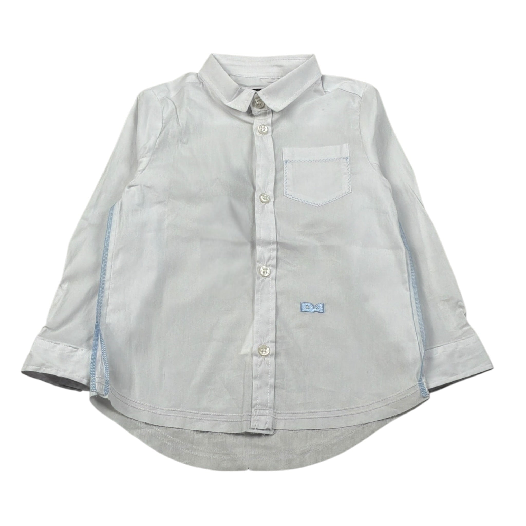 Daniele Alessandrini Camicia Manica Lunga tinta unita Bianco per Bambino 1235C00028 BIANCO DANIELE ALESSANDRINI 