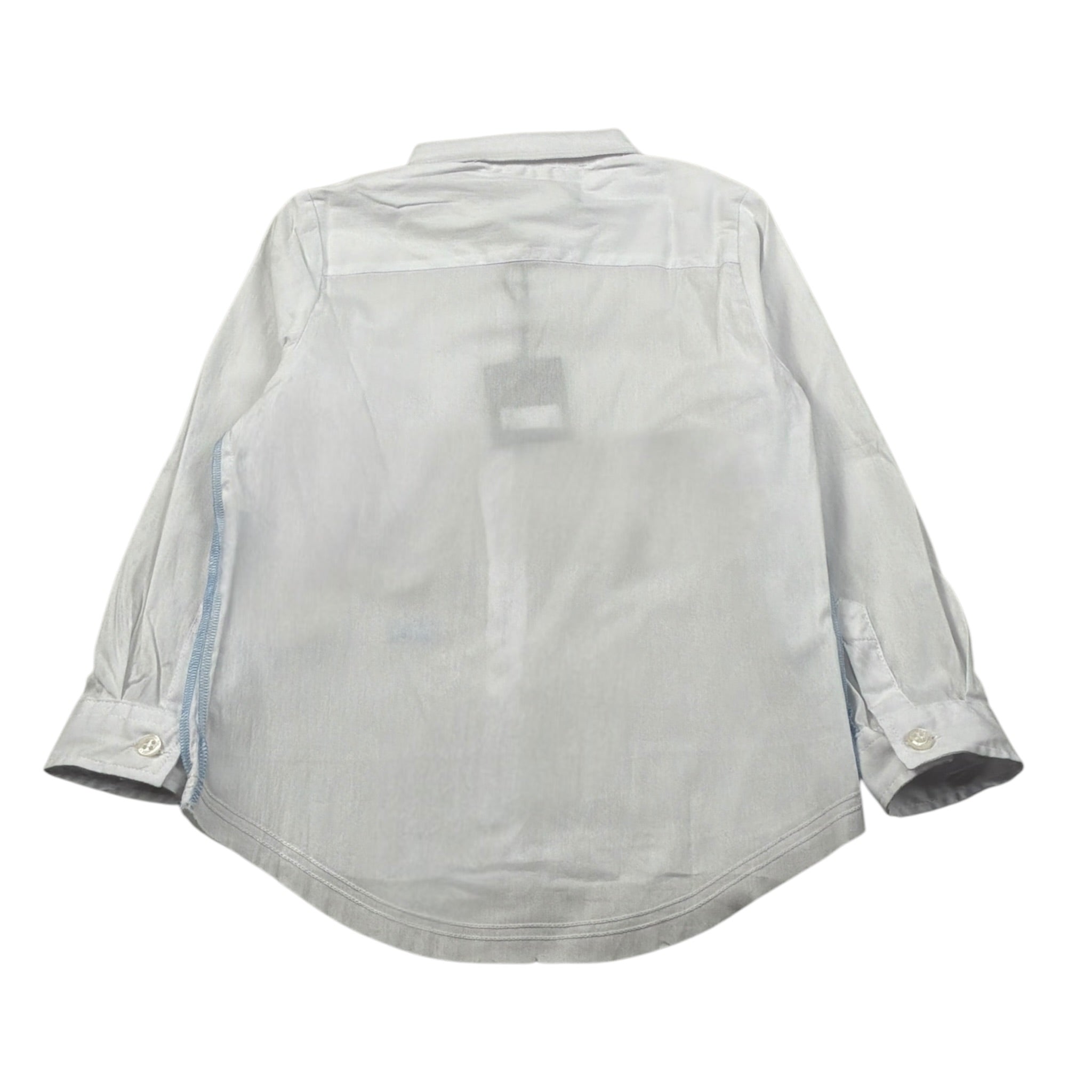 Daniele Alessandrini Camicia Manica Lunga tinta unita Bianco per Neonato 1235C00028N BIANCO DANIELE ALESSANDRINI 