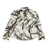 Daniele Alessandrini Camicia Manica Lunga Stampa Fantasia Beige per Bambino 1235C00117 BEIGE DANIELE ALESSANDRINI 