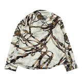 Daniele Alessandrini Camicia Manica Lunga Stampa Fantasia Beige per Bambino 1235C00117 BEIGE DANIELE ALESSANDRINI 