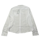 Daniele Alessandrini Camicia Manica Lunga Tinta Unit con Logo Bianco per Bambino 1235C1171 BIANCO DANIELE ALESSANDRINI 