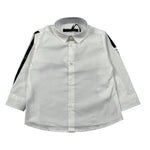 Daniele Alessandrini Camicia Manica Lunga Tinta Unit con Logo Panna per Neonato 1291C0826 PANNA DANIELE ALESSANDRINI 