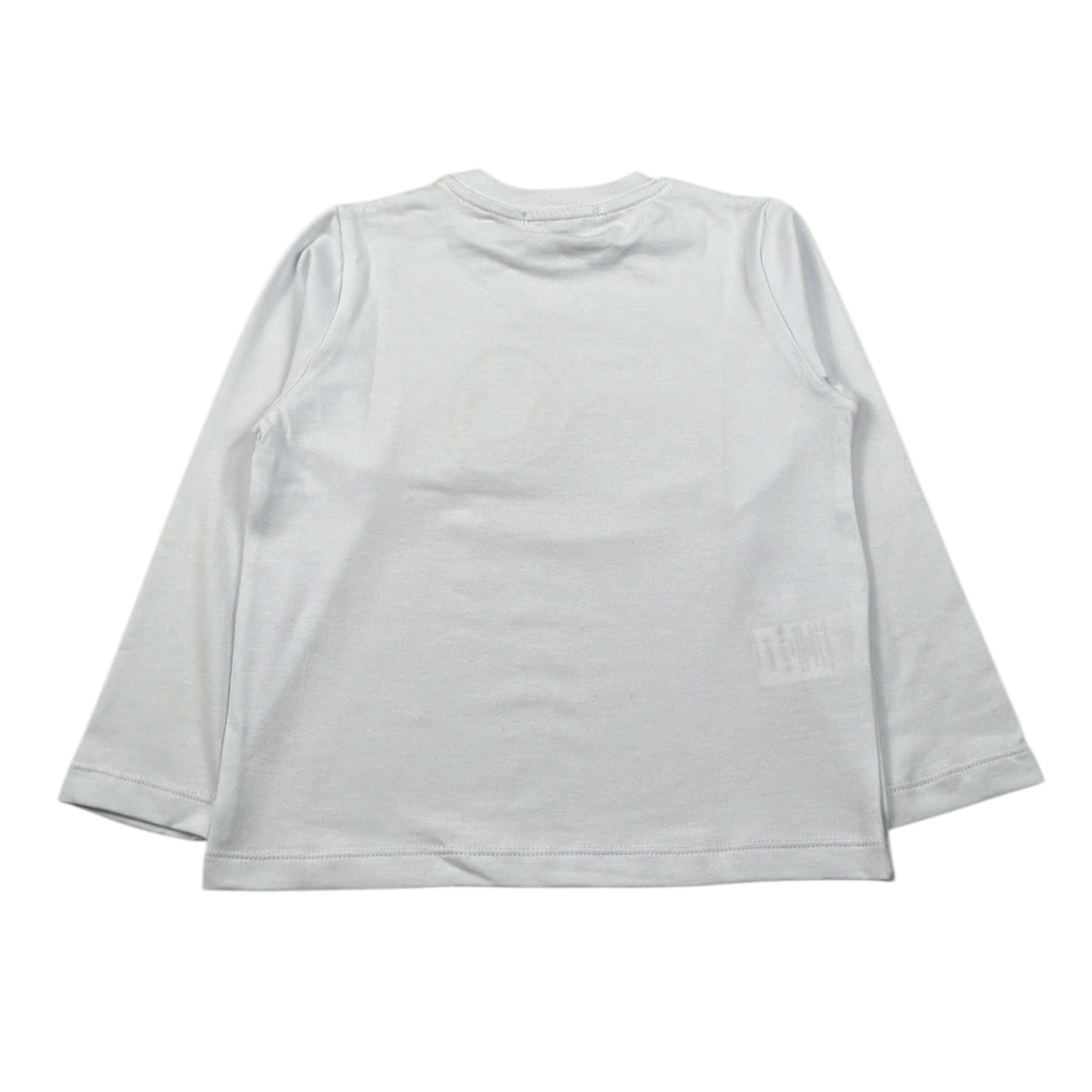 Daniele Alessandrini Shirt Girocollo tinta unita con Stampa Bianco per Neonato 1291M00115N BIANCO DANIELE ALESSANDRINI 