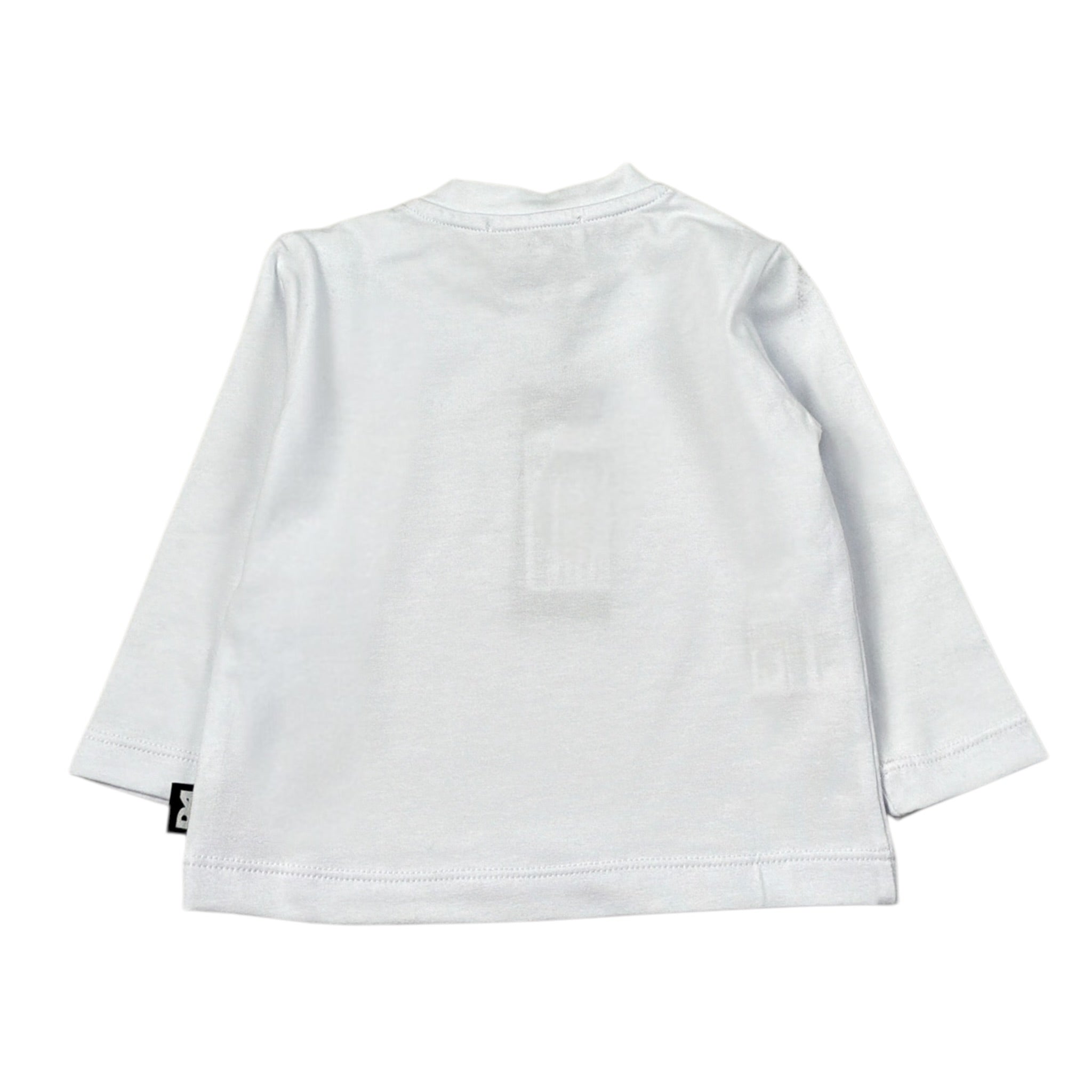 Daniele Alessandrini Shirt Girocollo tinta unita con Stampa Bianco per Bambino 1291M00131 BIANCO DANIELE ALESSANDRINI 