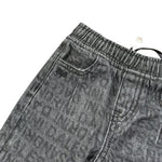 Daniele Alessandrini Jeans tinta unita con Elastico In Vita Logato Nero per Neonato 1291PD00091 NERO DANIELE ALESSANDRINI 