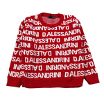 Daniele Alessandrini Maglia Girocollo tinta unita con Stampe Rosso per Neonato 1291W00106X ROSSO DANIELE ALESSANDRINI 
