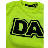 Daniele Alessandrini Maglia tinta unita con Stampa Giallo Fluo per Neonato 1291W00117N GIALLO FLUO DANIELE ALESSANDRINI 
