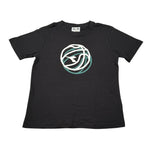 Diadora T-Shirt Girocollo tinta unita con Logo Nero per Bambino 10218223701 NERO DIADORA 
