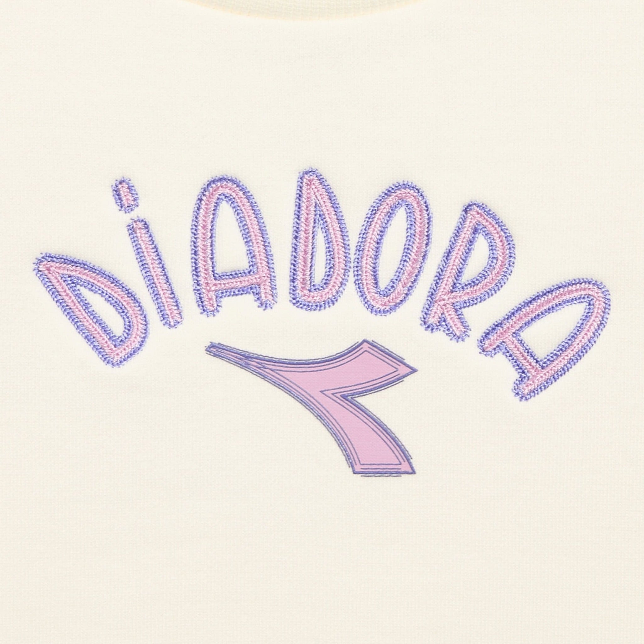 Diadora Completo 2 Pezzi Felpa-Pantalone tinta unita Panna per Bambina 102182240X PANNA DIADORA 