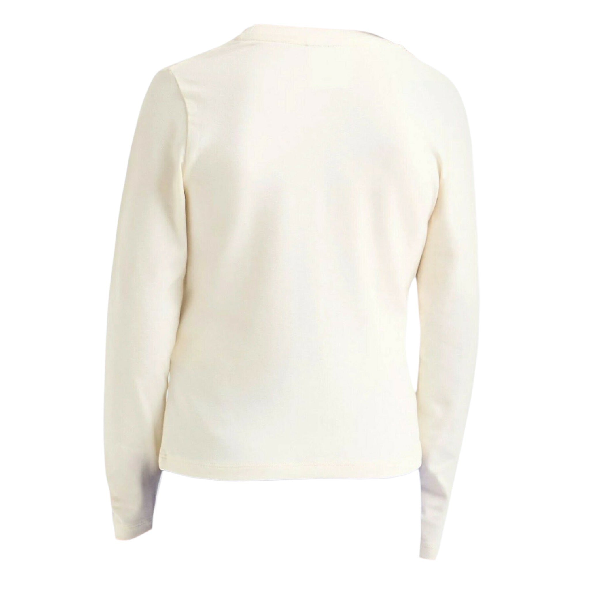 Diadora Shirt Girocollo tinta unita con Logo Panna per Bambina 102182246X PANNA DIADORA 