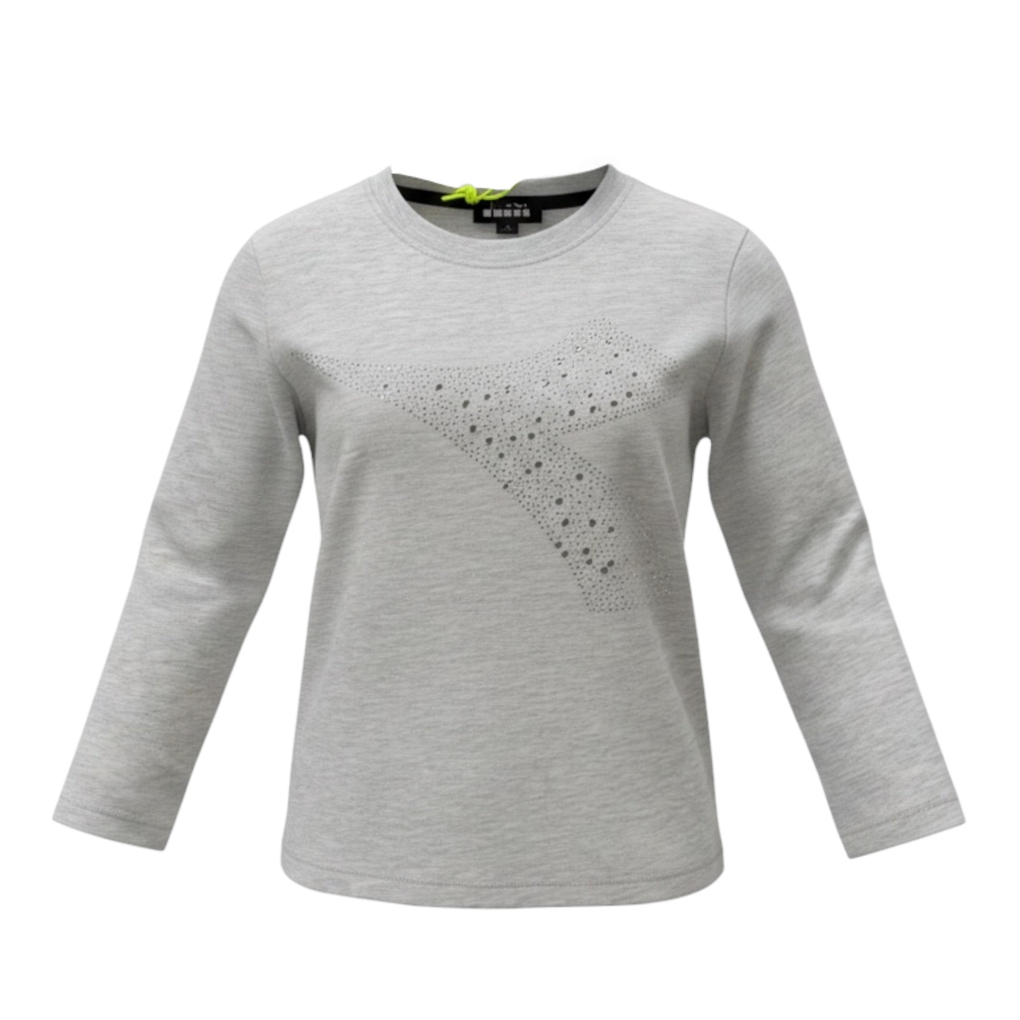 Diadora Shirt tinta unita con Applicazioni Grigio per Bambina F5DIBGTH149 GRIGIO DIADORA 