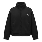 Diadora Giubbino Modello Teddy tinta unita con Zip Nero per Bambina F5DIJGJK069 NERO DIADORA 