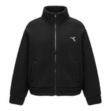Diadora Giubbino Modello Teddy tinta unita con Zip Nero per Bambina F5DIJGJK069 NERO DIADORA 