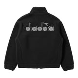 Diadora Giubbino Modello Teddy tinta unita con Zip Nero per Bambina F5DIJGJK069 NERO DIADORA 
