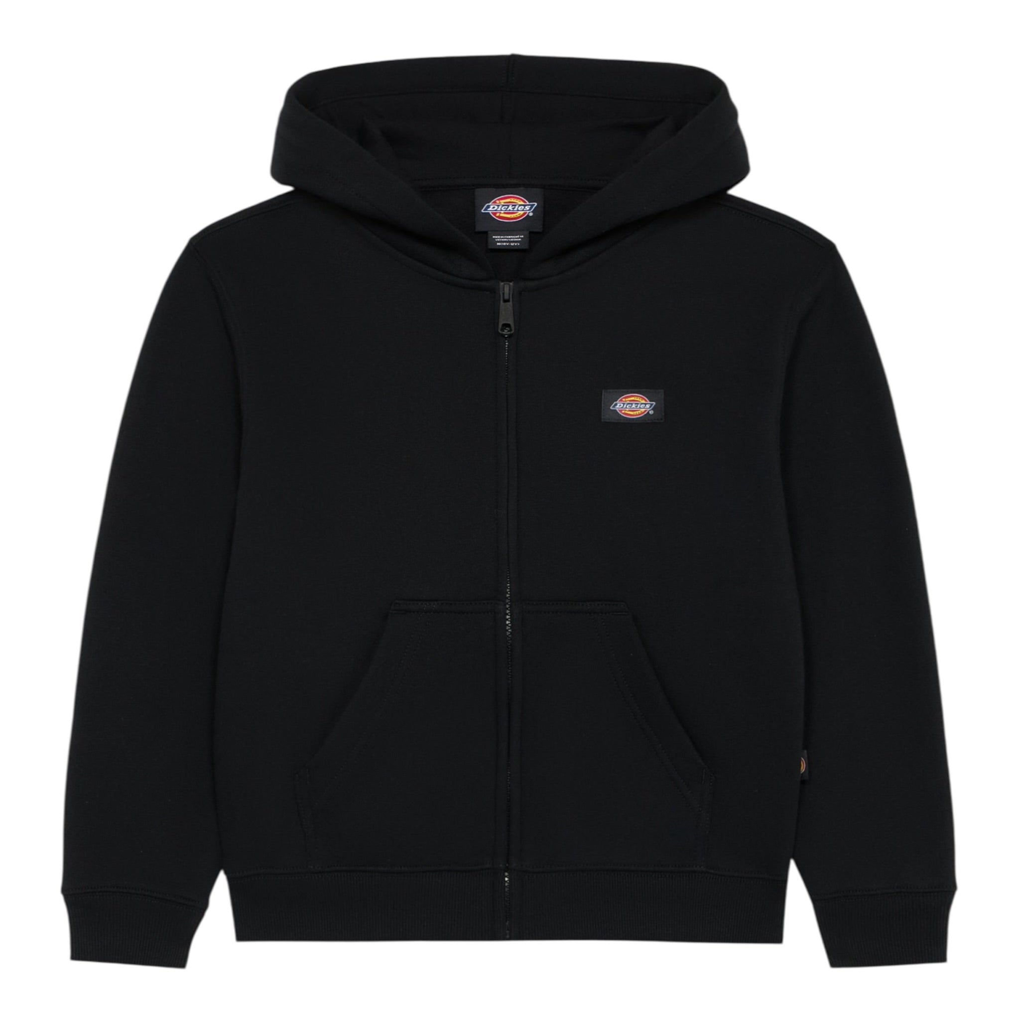 Dickies Felpa con Zip E Cappuccio tinta unita Nero per Bambino DK0A88B0BLK1 NERO DICKIES 