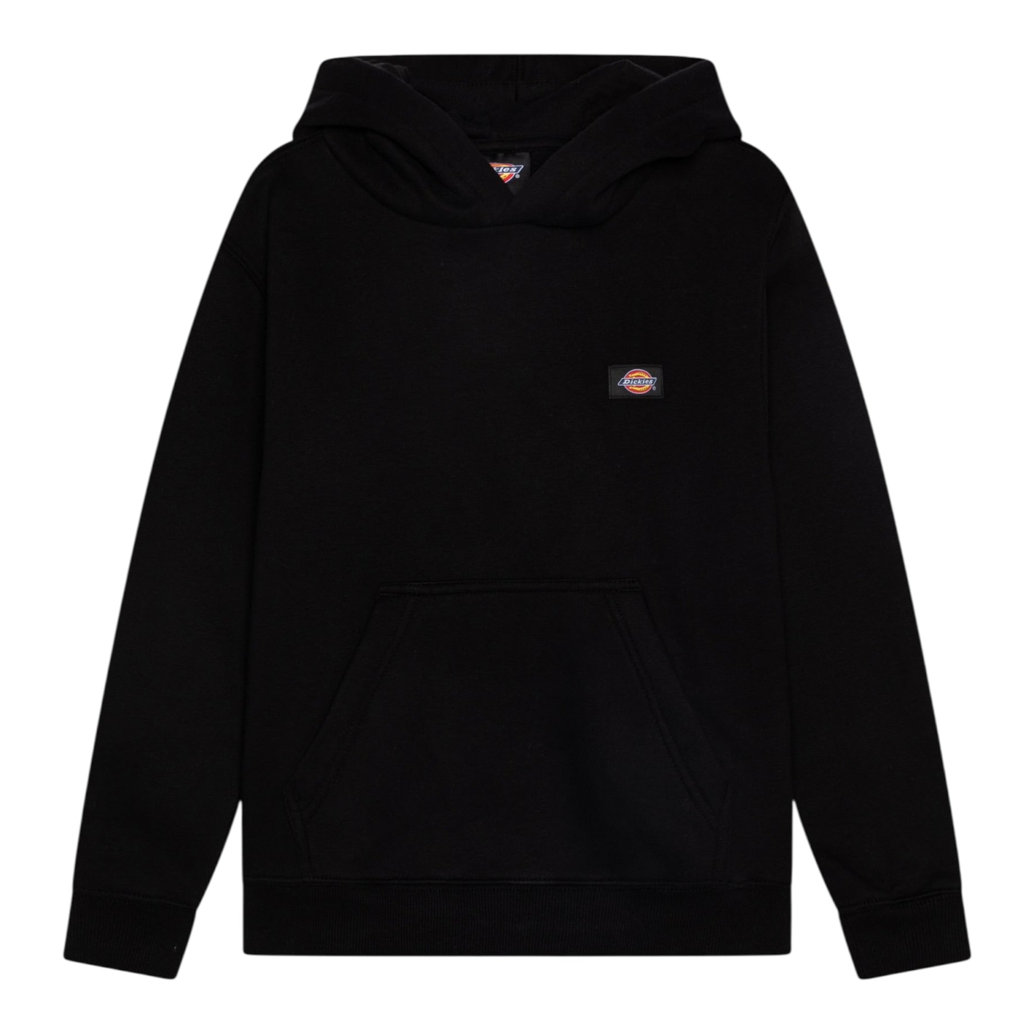 Dickies Felpa Chiusa con Cappuccio tinta unita con Logo Nero per Bambino DK0KWR12KBK1 NERO DICKIES 