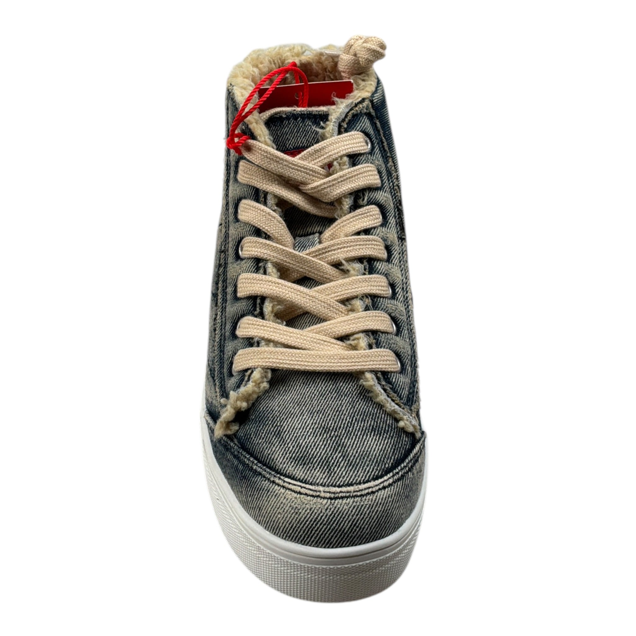 Diesel Sneaker In Denim tinta unita con Lacci Azzurro per Bambina BC1037 AZZURRO DIESEL 