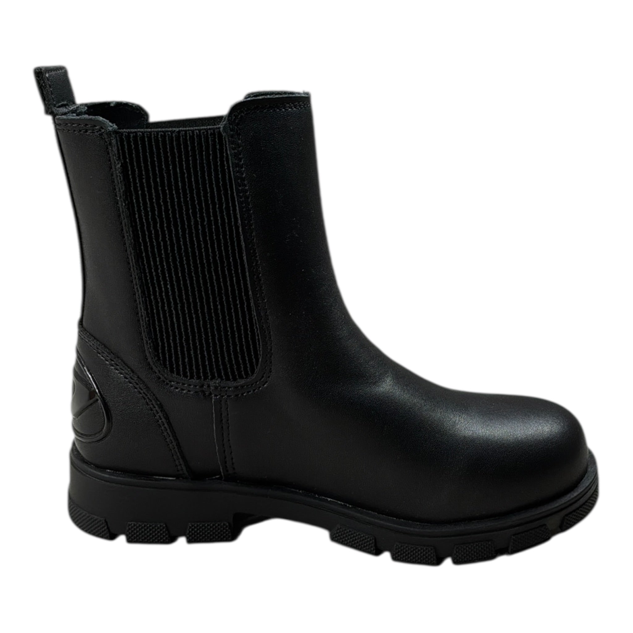 Diesel Stivale tinta unita Nero per Bambina BC1046 NERO DIESEL 
